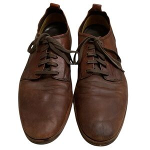 Timberland Boot Company Bardstown Oxford Distressed Brown Leather Shoes Men’s 11